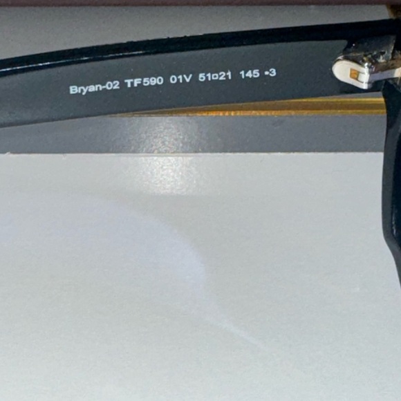 Tom Ford Sunglasses Black Frame Blue Lenses | Authentic w/ Case & Box main image 5